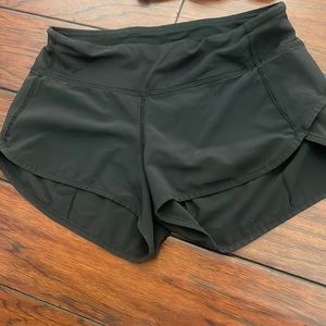Lululemon Black speed up shorts